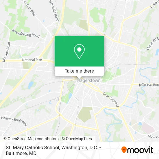 St. Mary Catholic School map