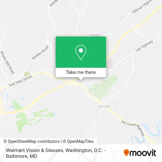 Walmart Vision & Glasses map