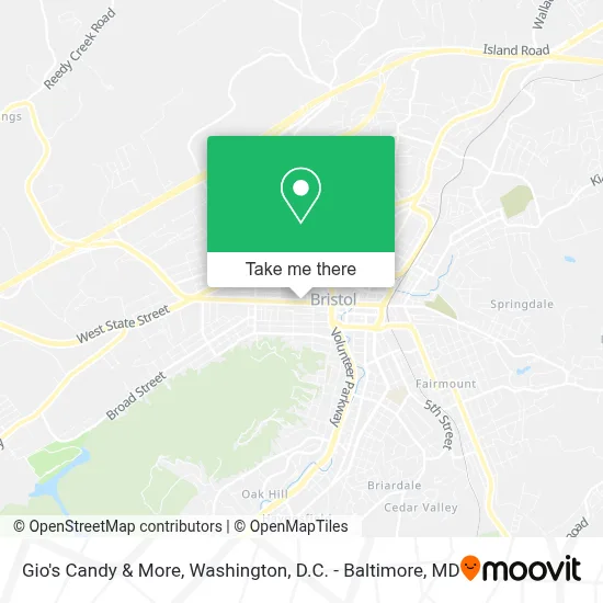 Gio's Candy & More map