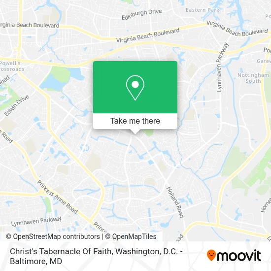 Christ's Tabernacle Of Faith map
