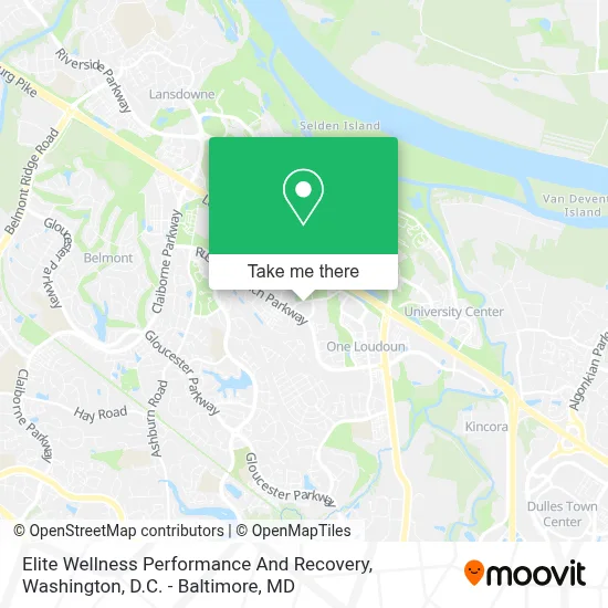 Elite Wellness Performance And Recovery map