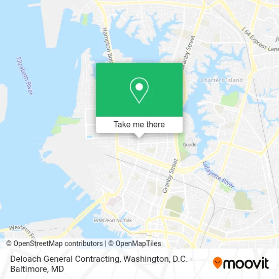 Deloach General Contracting map