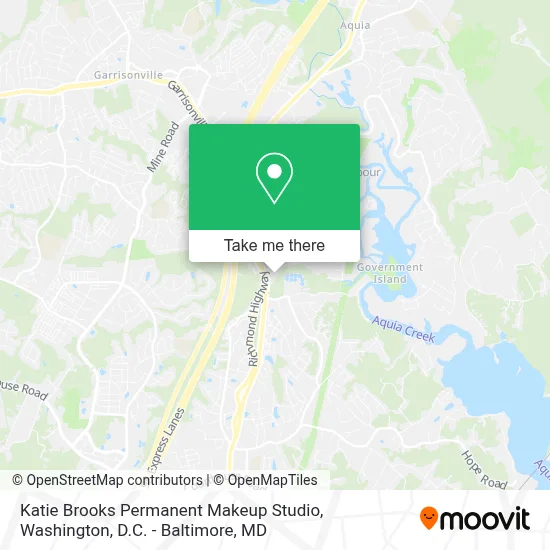 Katie Brooks Permanent Makeup Studio map