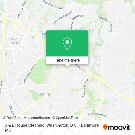 J & E House Cleaning map