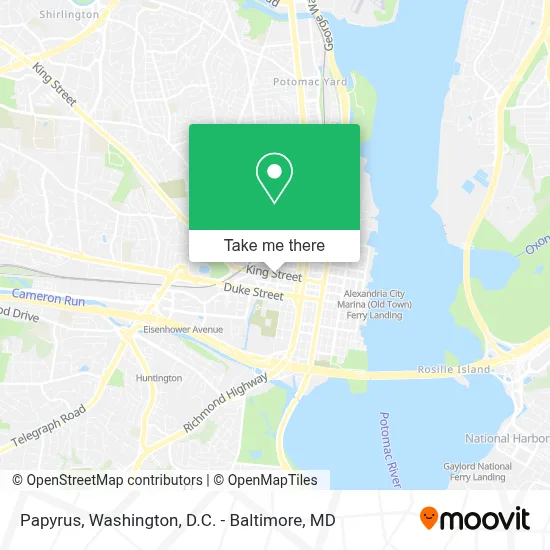 Papyrus map