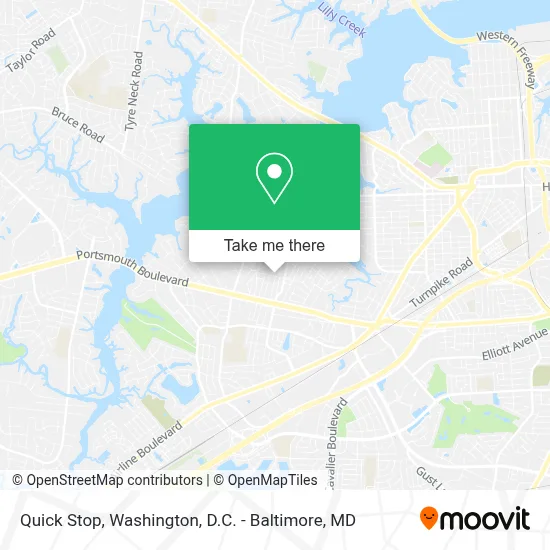 Quick Stop map