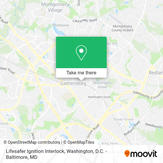 Lifesafer Ignition Interlock map