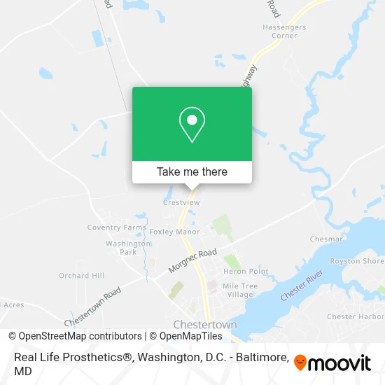 Real Life Prosthetics® map
