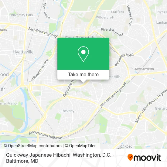 Quickway Japanese Hibachi map