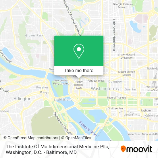 The Institute Of Multidimensional Medicine Pllc map