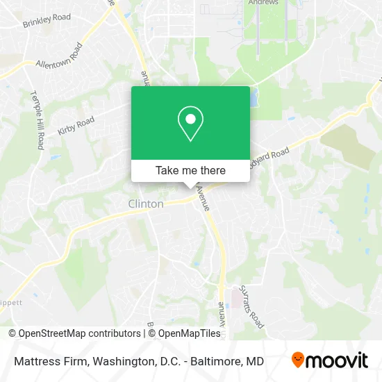 Mattress Firm map