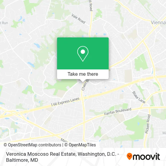 Veronica Moscoso Real Estate map