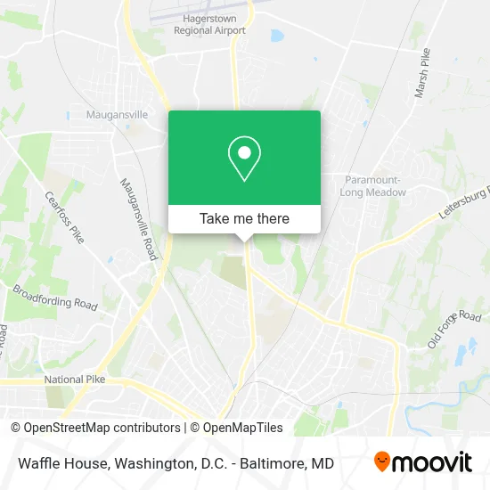 Waffle House map