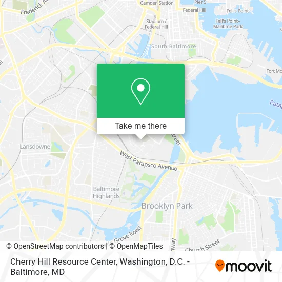 Cherry Hill Resource Center map