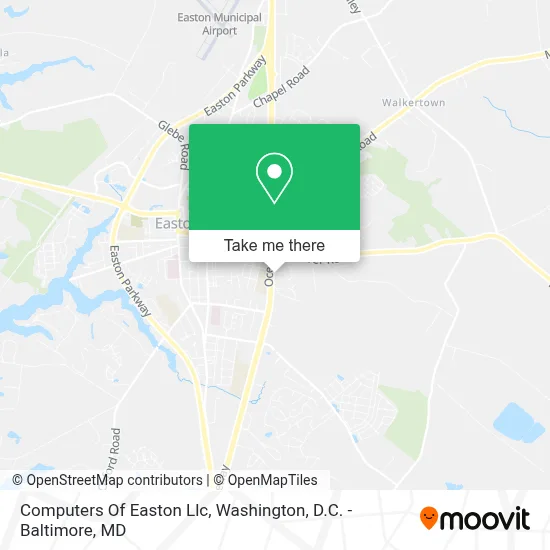 Computers Of Easton Llc map