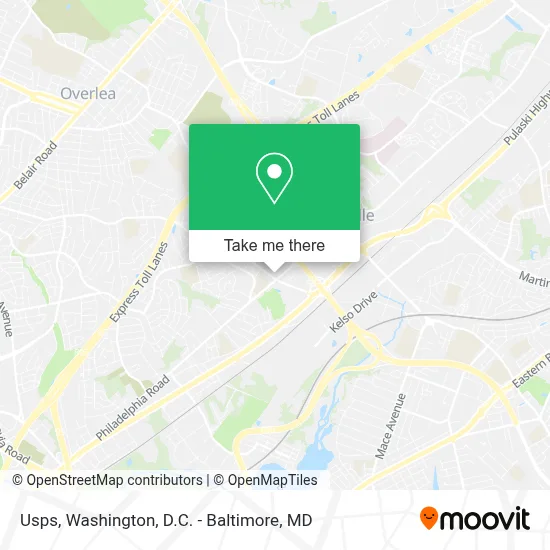 Usps map
