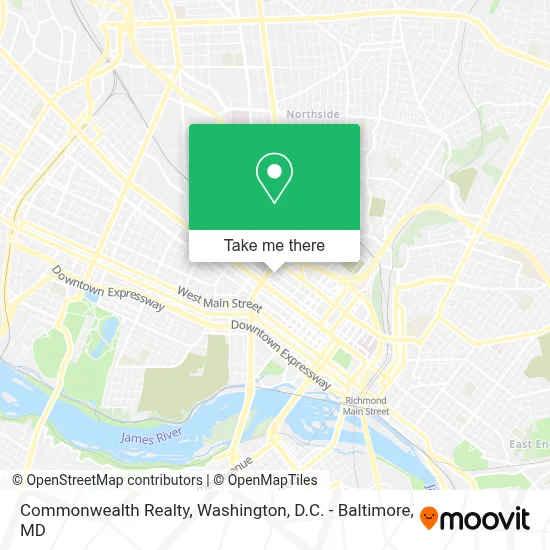 Commonwealth Realty map