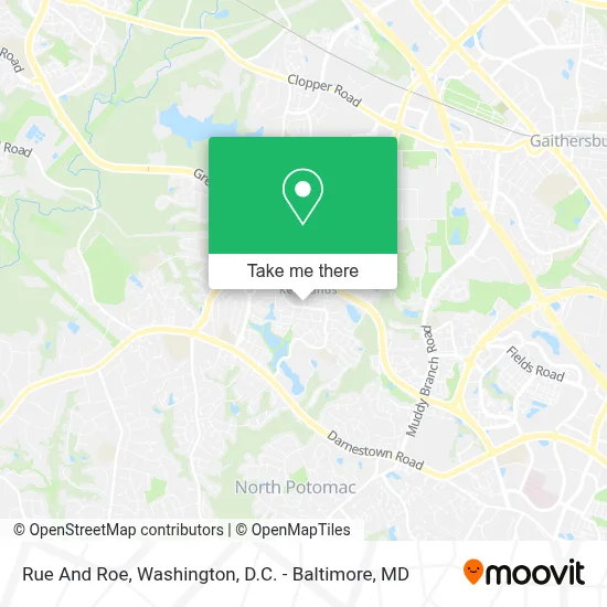 Rue And Roe map