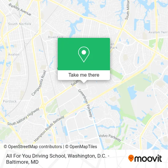 All For You Driving School map