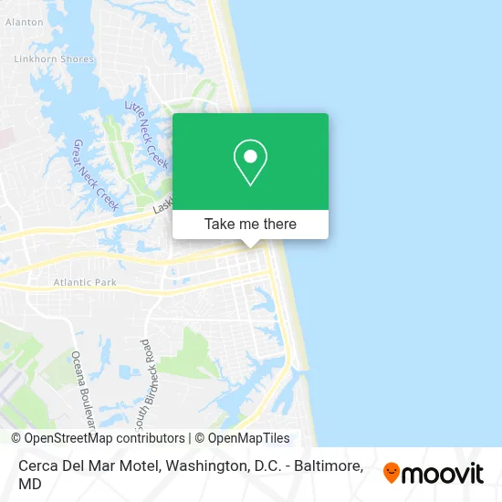 Cerca Del Mar Motel map
