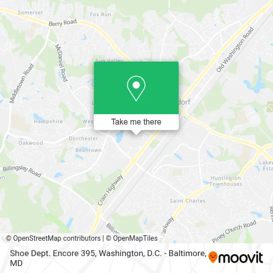 Shoe Dept. Encore 395 map
