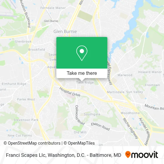 Franci Scapes Llc map