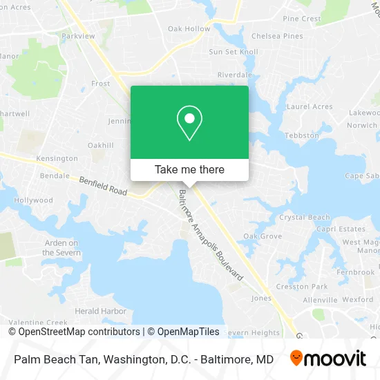 Palm Beach Tan map