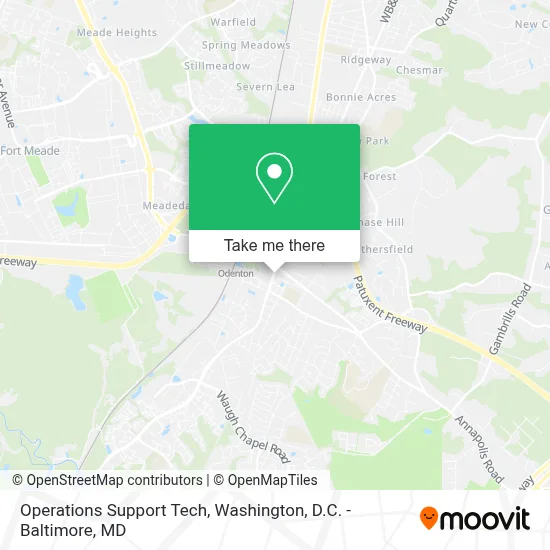 Operations Support Tech map