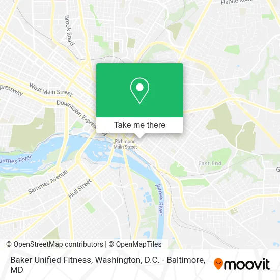 Baker Unified Fitness map