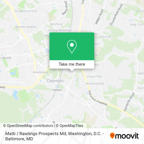 Matb / Rawlings Prospects Md map