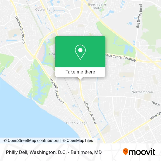 Philly Deli map