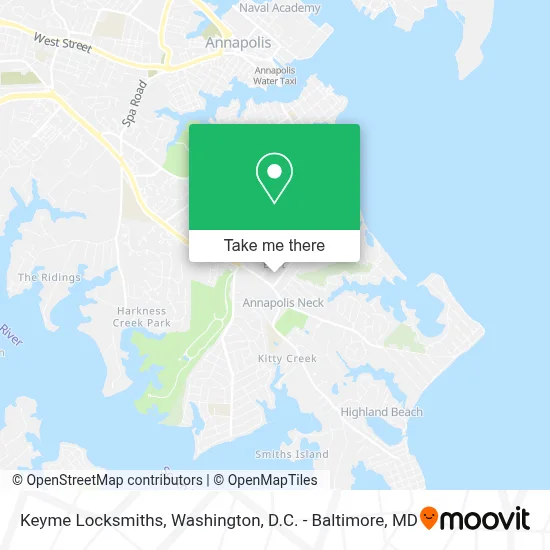 Keyme Locksmiths map