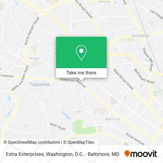 Extra Enterprises map