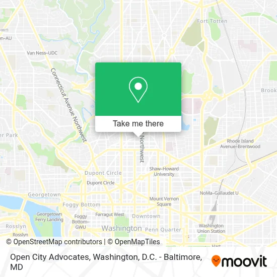 Open City Advocates map