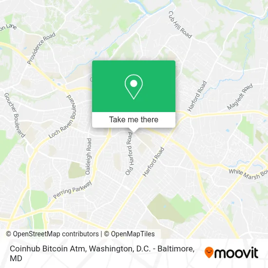 Coinhub Bitcoin Atm map