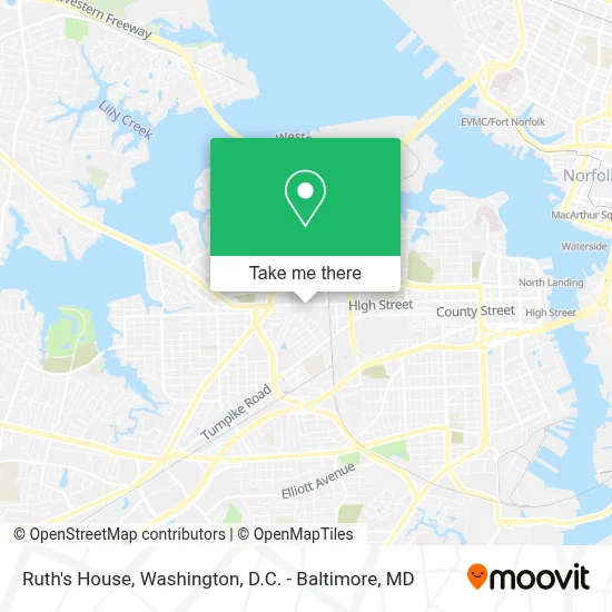 Ruth's House map