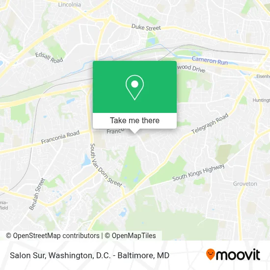 Salon Sur map