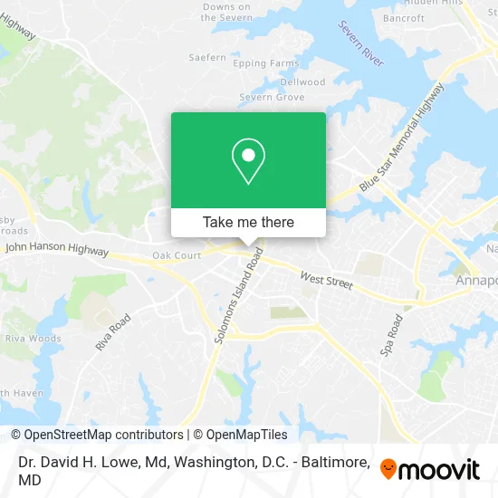 Dr. David H. Lowe, Md map