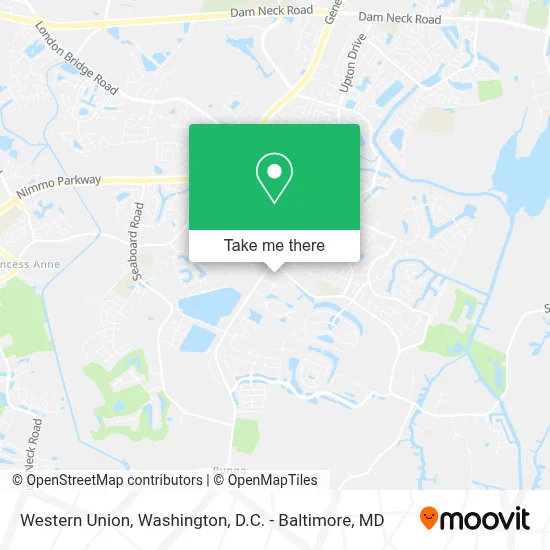 Western Union map