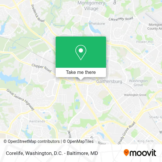 Corelife map