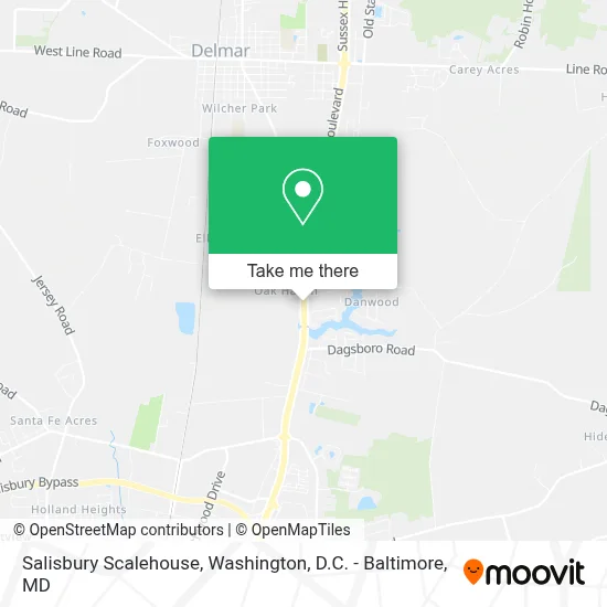 Salisbury Scalehouse map