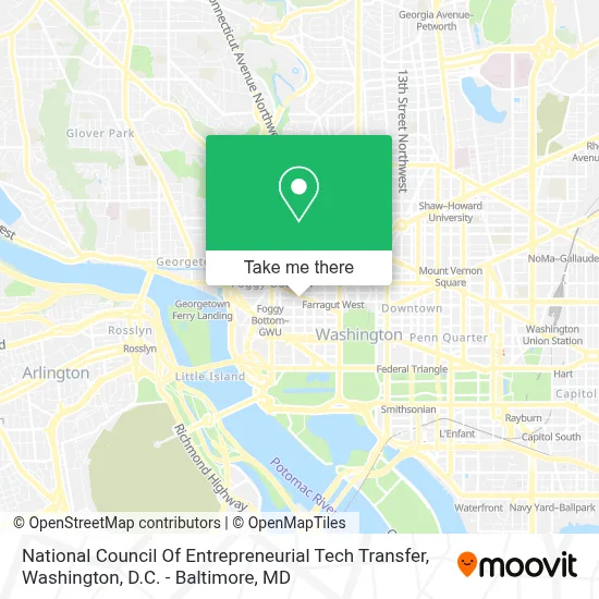 National Council Of Entrepreneurial Tech Transfer map