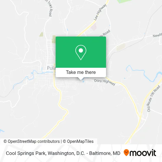 Cool Springs Park map