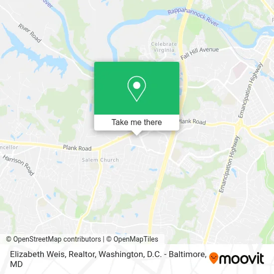 Elizabeth Weis, Realtor map