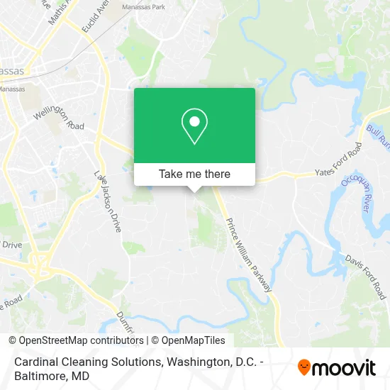 Cardinal Cleaning Solutions map