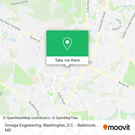Omega Engineering map