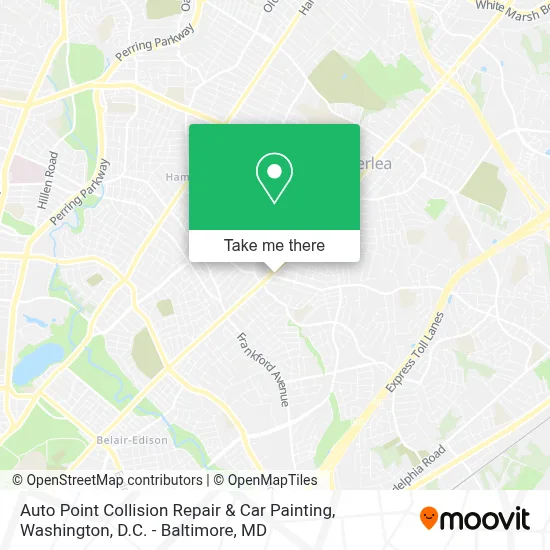 Auto Point Collision Repair & Car Painting map