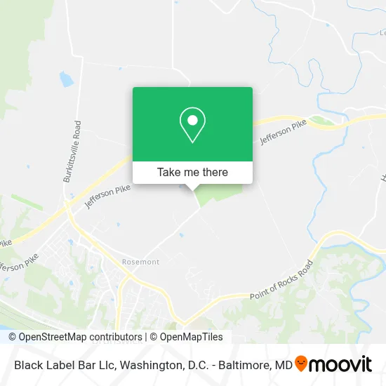 Black Label Bar Llc map