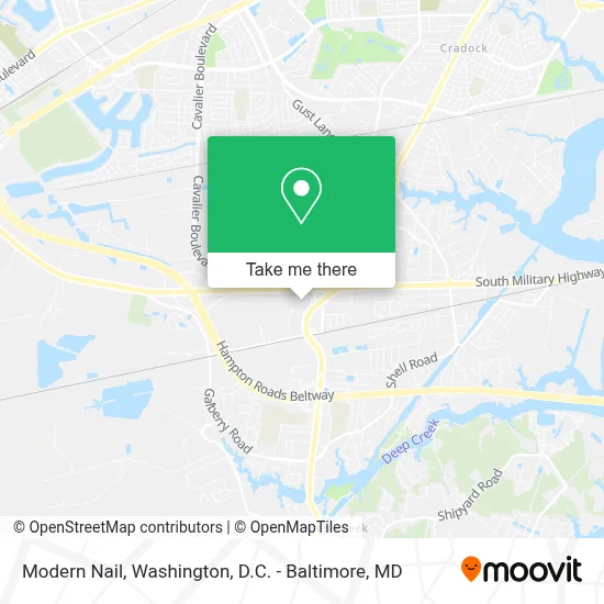 Modern Nail map