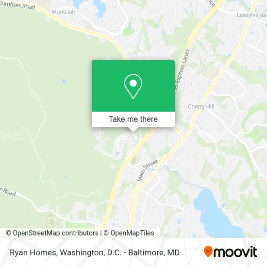 Ryan Homes map